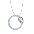 thumbnail image 2 of Delight Jewelry Acrylic 1 1/2" Ring Imitation Pearl Best Mom Ever Charm Necklace, 2 of 4