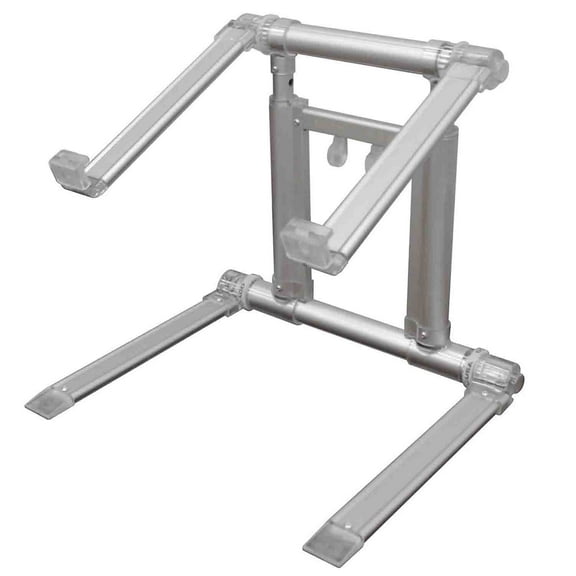 FOLDING TABLETOP LAPTOP/TABLET STAND IN MACBOOK PRO SILVER