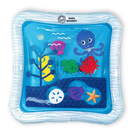 Baby Einstein Octopus Water Play Mat with Safety Fill Line - Activity & Sensory Toy for Babies Ages Newborn and up, Blue