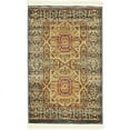 thumbnail image 3 of Traditional Cassia Collection Area Rug Blue - 10' Square, 3 of 5
