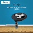 thumbnail image 2 of MARINE CITY Nylon Black Round Hatch 316 Stainless Steel Flush Pull Stem Latch Marine Grade T-Handle for Fishing Boat, Yacht Marine Accessories, 2 of 7