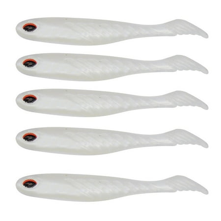 Fishing Lures Fishing Gear Fishing Tackle Fishing Accessories 10Pcs Luya Alien Eye T Tail Luminous Soft Worm Bait For Carp Fishing Bait Pike Color8