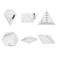 thumbnail image 1 of Clear Acrylic Rulers 45 Degree Diamonds Ruler For Home Diy Sewing Patchwork Craft Quilted Cutting Ruler Scale Home Sewing Tools, 1 of 5