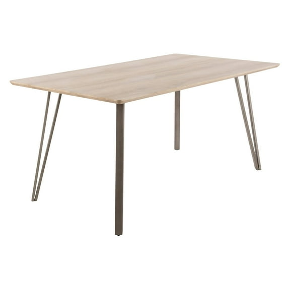 Lumisource Sedona Dining Table In Antique And Light Brown Finish DT-SDNA AN LBN