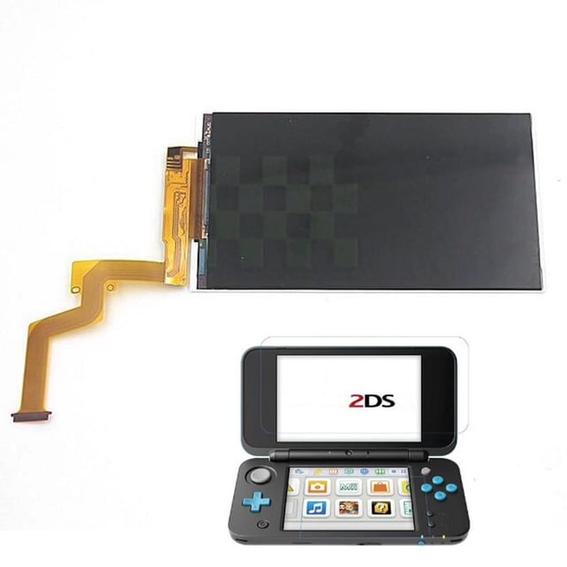 Replacemen Screen for New 2DS XL LL Top LCD Screen Repair Kits 2DS Game Console Screen Replacement for New 2DS XL LL