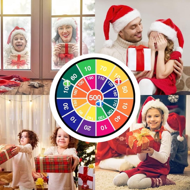 Rirool Kids Dartboard Set, 28.3 Inch Hook and Loop Target photo 5