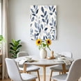 thumbnail image 6 of Canvas Wall Art Spring Gray Leaf Canvas Art Print Vintage Leaves Branch Farmhouse Plant Pictures Wall Decor for Living Room Bedroom Artwork Decorations Stretched Framed Ready to Hang 8"x12", 6 of 9