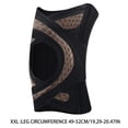 thumbnail image 2 of Adjustable Open Knee Brace Breathable Non- Knee Support with Compression Straps Knee Stabilizer for Running Workout Black XXL, 2 of 4