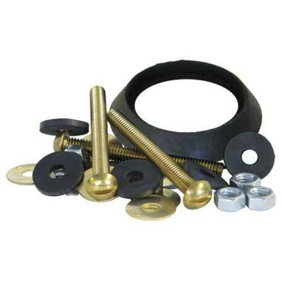 Kissler Tank to Bowl Kit, Brass; Rubber 68-7246