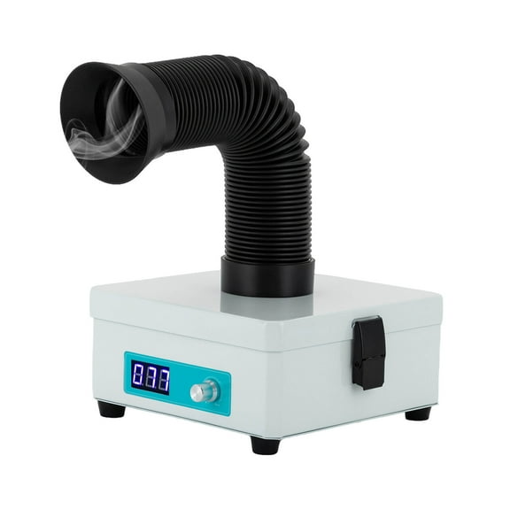 Portable Fume Extractor Smoke Absorber Fan Fume Absorber for DIY Soldering Work, Phone Repair, Electric Iron Welding, H-E-P-A & Carbon 3-Stage Filter Desktop