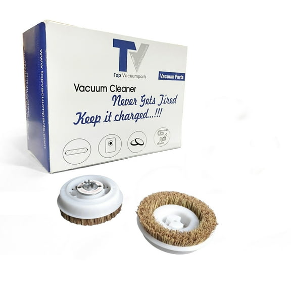 Replacement Part For Vacuum Cleaner 6" W/8-Notch Hub Commercial Set/2 Scrub Brush // 45-0233-2