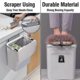 thumbnail image 2 of High Capacity Wall Mounted Trash Can Bin With Lid Waste Bin Kitchen Cabinet Door Hanging Trash Bin Recycle Dustbin, 2 of 5