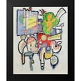 thumbnail image 2 of Kandinsky, Wassily 12x14 Black Modern Framed Museum Art Print Titled - Complexite simple, 2 of 5