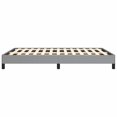 thumbnail image 4 of vidaXL Bed Frame Light Grey 152x203 cm Queen Fabric, 4 of 6