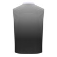 thumbnail image 4 of BXINGOHAI Men Casual Fashion Gradation Printing Pullover Turndown Sports Tank Today Black,XXL, 4 of 5