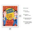 thumbnail image 2 of Laurel & Hardy in The Fixer Upper (Les Rois de la Gaffe) - Vintage Belgium Film Movie Poster by Boris Grinsson c.1935 - Japanese Unryu Rice Paper Art Print 24 x 32 in, 2 of 4