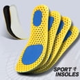 thumbnail image 2 of Nuevas plantillas de espuma viscoelástica para zapatos, suela de malla, desodorante, cojín transpirable, plantillas para correr para pies, hombre, mujer, plantillas ortopédicasEUR-42-275mm Gao Jinjia LED, 2 of 2