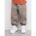 thumbnail image 4 of LMLYSoH Toddler Boy Girl Long Pants Loose Harem Wrinkled Cotton and Linen Trousers Simple Bloomers, 4 of 9