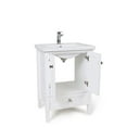 thumbnail image 2 of Elegant Decor 24" Single Bathroom Vanity set in White - VF-2001, 2 of 5