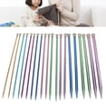 thumbnail image 3 of EIGTHTAIL 10in Knitting Needles Set Single Pointed 25cm Colored Ultra Light Various Sizes Available Aluminum Knitting Supplies Aluminum Knitting Needles 10in Knitting Needles Set, 3 of 8
