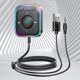 thumbnail image 3 of Adaptador AUX 5.3 compatible con Bluetooth Micrófonos duales Estéreo de audio para automóvil para vehículo automático, 3 of 9