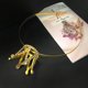 thumbnail image 3 of Aros para el pelo con corona dorada para niñas, elegante tocado de princesa, accesorios para el pelo para niñas pequeñas, para fiestas de cumpleaños y ocasiones especiales., 3 of 8