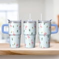 thumbnail image 2 of 20OZ Stainless Steel Insulated Coffee Tumbler Flamingo with Handle Mug Cup BPA Free Portable Sweat Proof Perfect for Hot Cold Beverages Gifts for Women Girls on Birthday Christmas Summer, 2 of 6