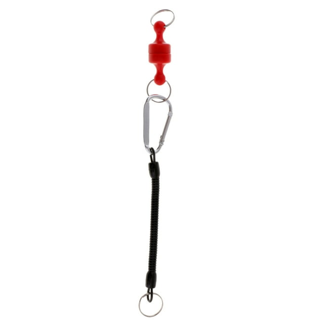 Práctico clip de liberación magnética pesca en rojo shamjiam Soporte de liberación de red magnética