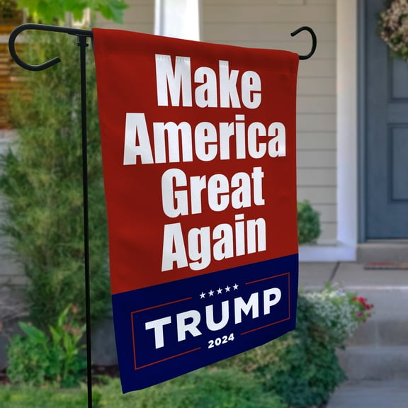 Ashton Trump MAGA 12.5" x 18" Polyester Outdoor Flags & Banners