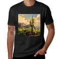 thumbnail image 2 of Wuche Arizona State Park Natural Scenery, Design Shirts, Art Display, T-shirt Lover Gift Casual Breathable Men, Women, Boys, Girls, Children Black, 2 of 4