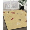thumbnail image 3 of Ahgly Company Machine Washable Indoor Rectangle Transitional Caramel Brown Area Rugs, 8' x 12', 3 of 7