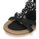 thumbnail image 5 of Sandalias de verano para mujer, chanclas casuales cómodas, zapatos de playa, sandalias planas elásticas con tiras en T y tobillo para mujer, 5 of 7