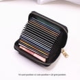 thumbnail image 4 of Monedero para tarjetas, monedero para mujer, pequeño y de gran capacidad, tarjetero multitarjeta, ultrafino, sencillo, de color sólido, para carnet de conducir de hombre, 4 of 6