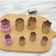 thumbnail image 2 of Bearachild 8 Uds cortador de pasteles y galletas molde en forma de flor vegetal zanahoria corte de frutas molde pepino chico herramienta para hornear Cocina y Comedor No.09 Bearachild JJ13036-09, 2 of 6