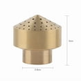 thumbnail image 6 of PURELY- 1/2'' Brass Fountain Nozzle Sturdy Sprinkle Spray For Garden Pond, 6 of 6