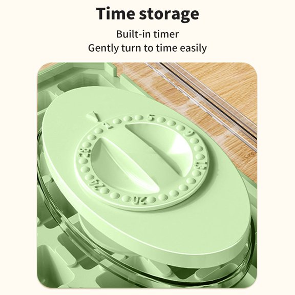 COM1950s Frozen Cube Trays and Storage Container with Lid, 50 Cubes Refrigerator Freezer Organizer, Portable Transparent Box with Clip and Handle, Food Grade Plastic