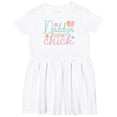 thumbnail image 3 of Inktastic Daddy's Little Chick Cute Easter Girls Toddler Dress, 3 of 5