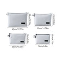 thumbnail image 3 of Travel Waterproof Storage Bags Multipurpose Packing Organizer Pouches For Toiletries Clothes Cosmetics Luggage Suitcase Gray, 3 of 6