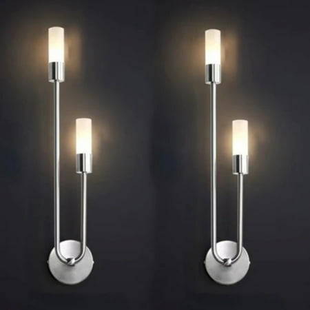 

QHNGJZ dern LED wall sconce lights are sleek and elegant. Perfect for a modern bedroom living room or hallway these stylish contemporary lighting fixtures feature a chic design that w