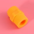 thumbnail image 4 of 5PCS Plastic Fan Shape Spray Nozzle Connection Yellow PP Sprayer Nozzle for Home Use Size 2 Yellow, 4 of 7