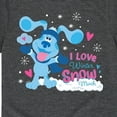 thumbnail image 3 of Blue's Clues & You! - I Love Winter Snow Much - Toddler And Youth Short Sleeve Graphic T-Shirt, 3 of 5