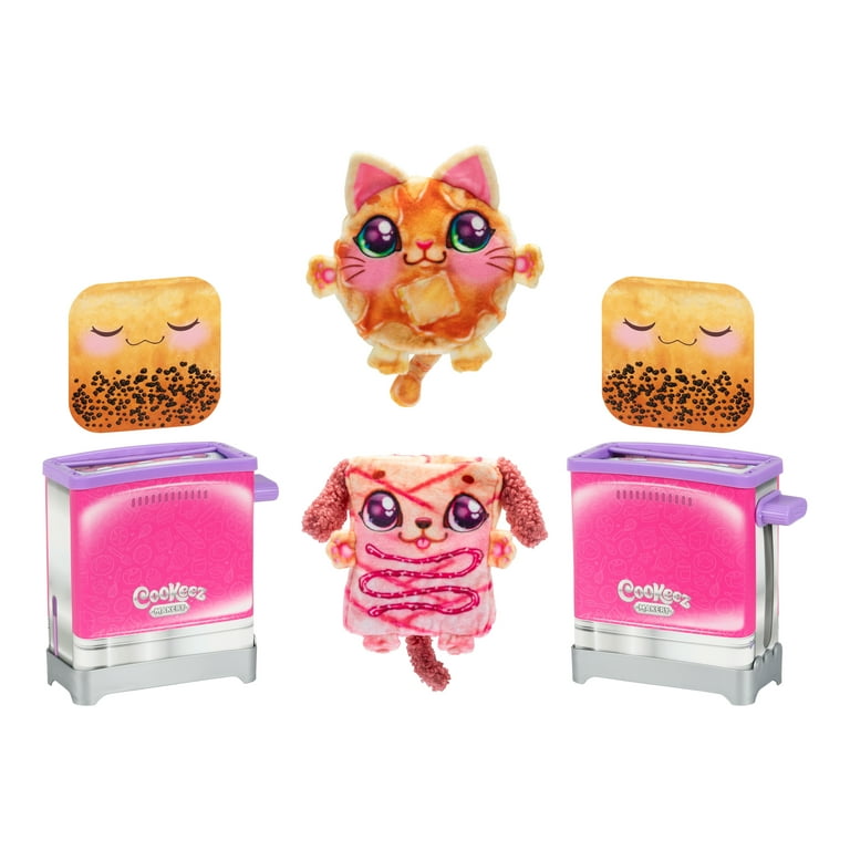 Cookeez Makery Toasty Treatz Toaster Value Plush Pack with Scented