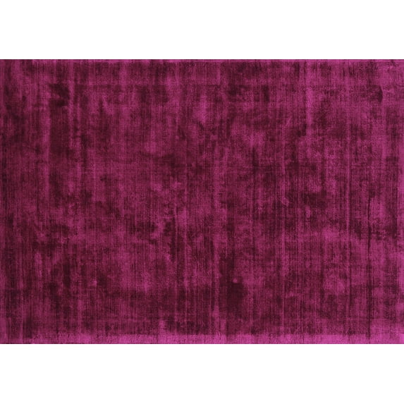 Ahgly Company Indoor Rectangle Abstract Purple Contemporary Area Rugs, 2' x 5'