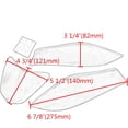 thumbnail image 4 of HUGFEGWE Motorcycle Headlight Screen Cover Lens Protector for Aprilia RSV4 2011-2014 (Grass Green) U2537-4139, 4 of 8
