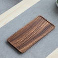 thumbnail image 6 of Yannianjz under $5 Wood Serving Tray, Rectangular Wooden Serving Platters Charcuterie Board, Wood Kitchen Display Tray for Food, Cookie, Dessert, Fruit, Snack, Vegetable, 6 of 6
