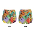 thumbnail image 5 of Lsque Dancing African Womans Printed Women's Running Shorts with Liner Pockets,Elastic Quick Dry Workout Athletic Gym Yoga Shorts,Womens High Waist Shorts-Small, 5 of 9