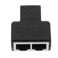 thumbnail image 3 of Miangastore Répartiteur Ethernet Répartiteurs pour Câbles Ethernet Adaptateur de Réseau avec Ports Doubles pour Maison Bureau Transmission de Signal Stable, 3 of 9