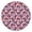 White Butterfly Red, variant on Purple Butterfly Rose Pattern Round Fitted Tablecloth with Elastic Edge,Dining Table Cover Waterproof,Outdoor Round Tablecloth for Camping,Dining,Indoor and Outdoor