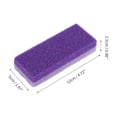 thumbnail image 4 of Unique Bargains 1 Pc Two-Color Pumice Stone Foot Scrubber Purple, 4 of 7