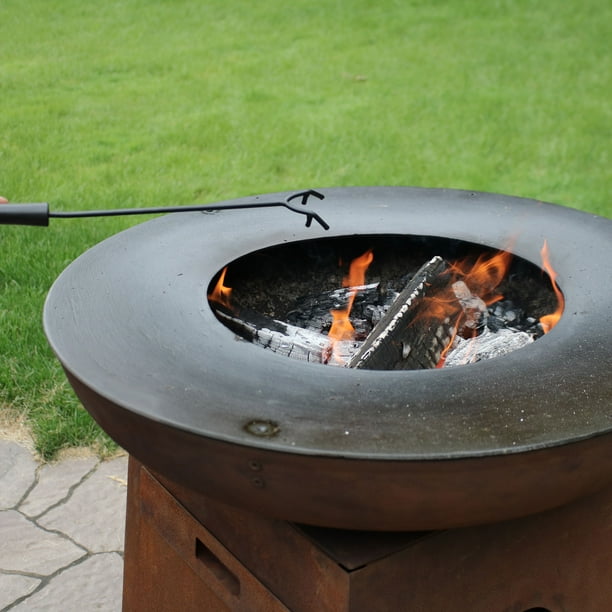 Sunnydaze Fire Pit Poker Stick Durable Heat Resistant Handle - Outdoor Campfire Accessory - Fireplace Tool - Indoor & Outdoor Steel Camping Tool - 16 Inch - Walmart.com